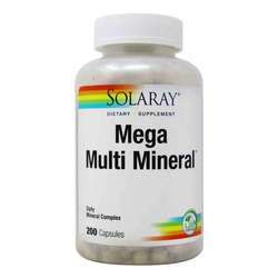 Solaray Multi Mineral Mega - 200 Capsules