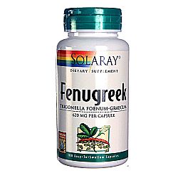 Solaray Fenugreek Seeds - 620 mg - 100 Capsules