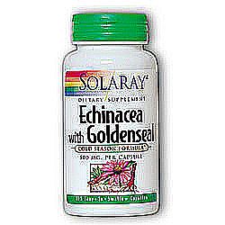 Solaray Echinacea Root with Goldenseal Root - 100 Caps