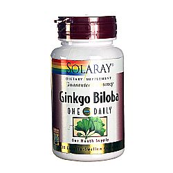 Solaray Ginkgo Biloba Extract One Daily - 120 mg - 30 Capsules