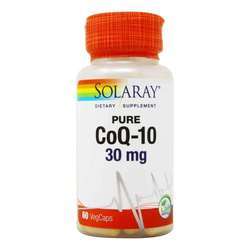 Solaray纯CoQ10 - 30毫克- 60 vegcap