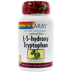Solaray L-5-hydroxy Tryptophan - 100 mg - 60 Capsules