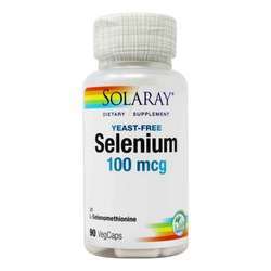 Solaray Selenium Yeast Free - 100 mcg 90 VegCaps