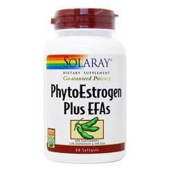 Solaray PhytoEstrogen+ EFAs - 60软凝胶