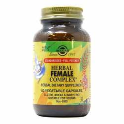 Solgar Herbal Female Complex - 50 Vegetable Capsules植物胶囊