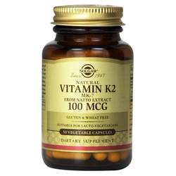 Solgar Vitamin K2 - 100 mcg - 50 Capsules