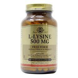 Solgar L-Lysine 500 mg Free Form
