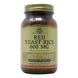 Solgar Red Yeast Rice - 600 mg - 60 Vegetarian Capsules