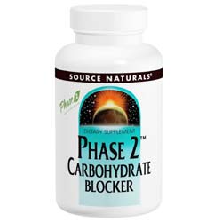 Source Naturals Carbohydrate Blocker Phase 2 - 60 Tablets