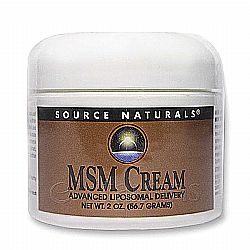 Source Naturals MSM Cream Advanced Liposomal Delivery - 2 oz