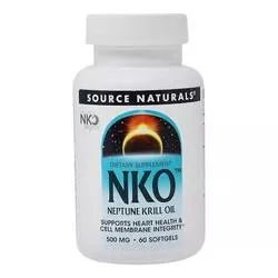 来源自然NKO海王星磷虾油- 60软凝胶