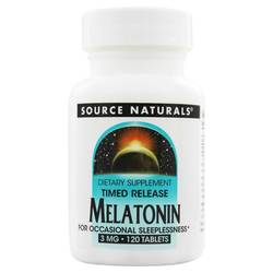 Source Naturals Melatonin 3mg Timed-Release