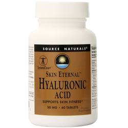 Source Naturals Skin Eternal Hyaluronic Acid - 50 mg - 60 Tablets