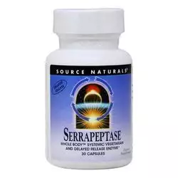 来源天然Serrapeptase素食- 30胶囊