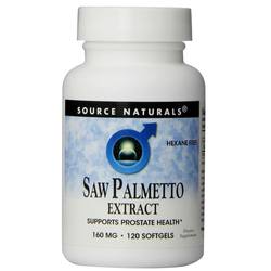 Source Naturals Saw Palmetto Extract 160 mg - 120 Gels
