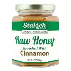 Stakich Cinnamon富含生蜂蜜-12盎司（340 g）