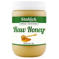 Stakich Raw Honey -40盎司（1134 g）