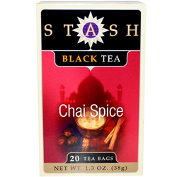 Stash Tea Black Tea, Chai Spice - 20 Bags