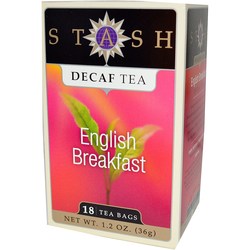 Stash Tea Decaf Tea, English Breakfast - 18 Bags
