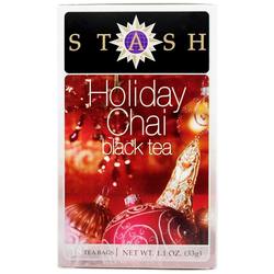 Stash Tea Black Tea, Holiday Chai - 18 Bags