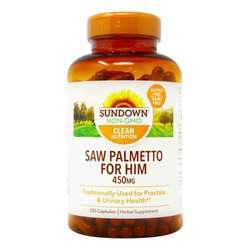 Sundown Naturals Saw Palmetto - 450 mg - 250 Capsules