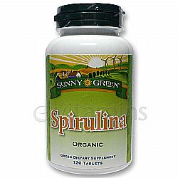 Sunny Green Spirulina - 120 Tablets
