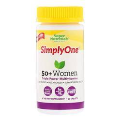 超级营养简称50多个女性三重动力多种维生素-30片