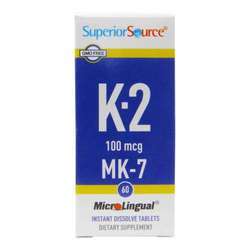 Superior Source Vitamin K2 - 100 mcg - 60 Tablets