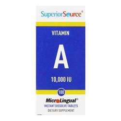 Superior Source Vitamin A 10 000 IU - 100 Tablets