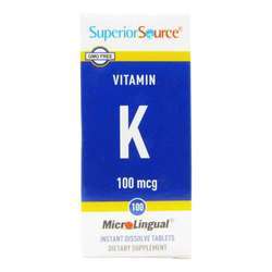 Superior Source Vitamin K - 100 mcg - 100 Tablets