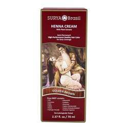 Surya Brasil Henna Cream, Golden Brown - 2.3 fl oz