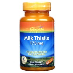Thompson Milk Thistle - 175 mg - 60 Vegetarian Capsules