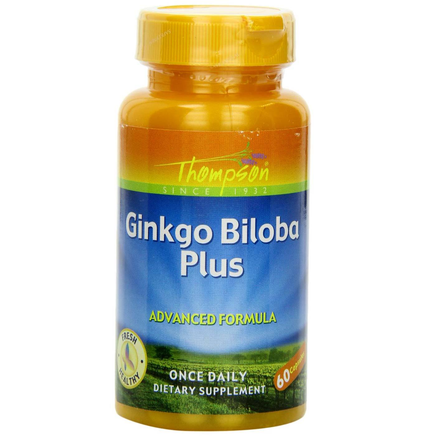 Beschikbaar Assimileren Belang Thompson Ginkgo Biloba Plus - 40 mg - 60 Capsules - eVitamins.com