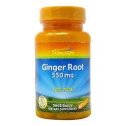 Thompson Ginger Root 550 mg - 60 Vegetarian Capsules