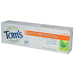汤姆的缅因州龋齿保护氟化物牙膏，绿薄荷- 5.5盎司