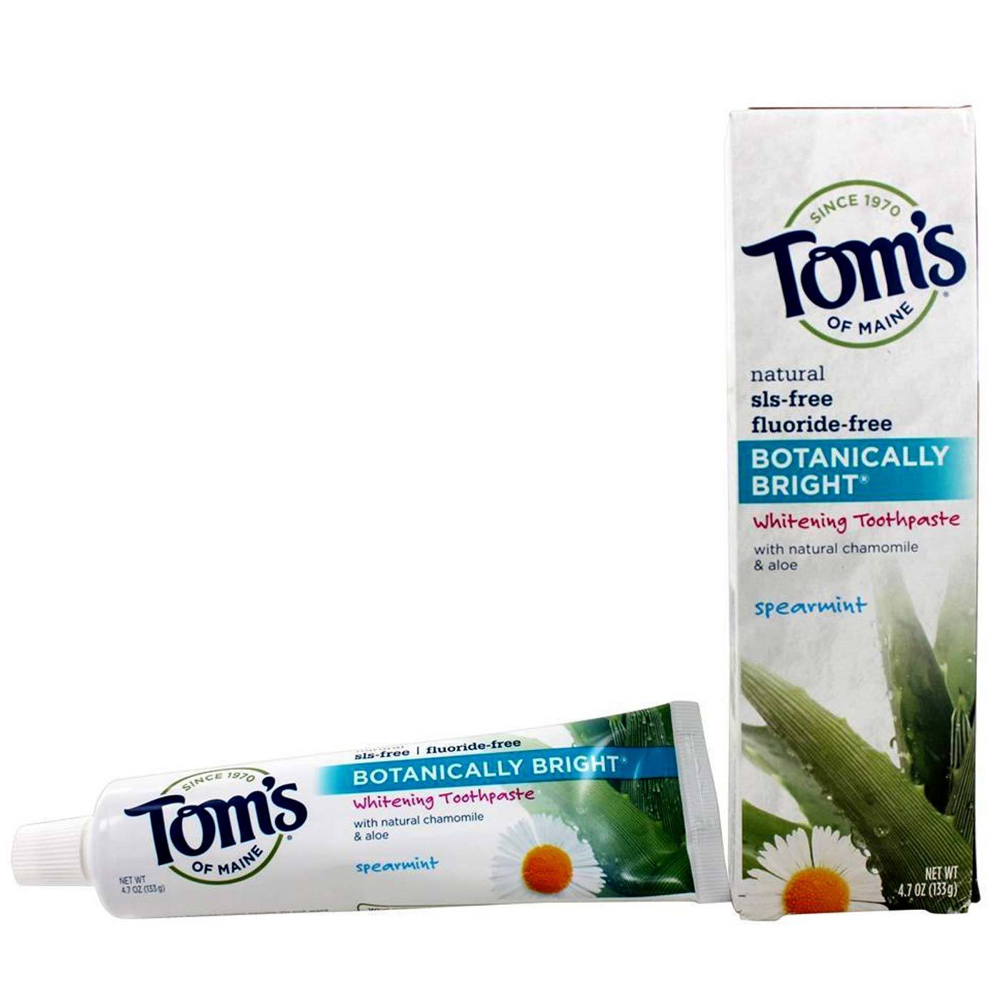 Tom's of Maine Botanically Bright Whitening Toothpaste - 4.7 oz - 0. 1...