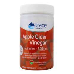 Trace Minerals Research Apple Cider Vinegar Gummies, Strawberry Melon - 60 Gummies