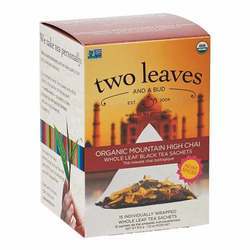 Two Leaves And A Bud Organic Mountain High Chai Tea - 15 Sachets