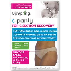 UpSpring Classic Waist C-Section Recovery Underwear, Nude - Small
