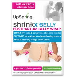 UpSpring Shrinkx Belly Postpartum Belly Band, Black - S/M