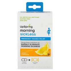 UpSpring Morning Sickless, Lemon Ginger - 2 Part Kit