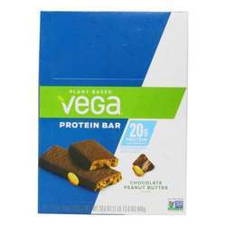 Vega Plant Based Protein Bar Chocolate Peanut Butter - 1 Box