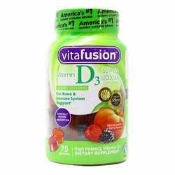 VitaFusion高效维生素D3成人配方
