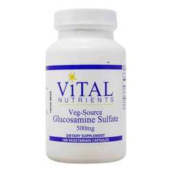 Vital Nutrients Glucosamine Sulfate (VEG-Source) 500 mg - 100 Vegetarian Capsules