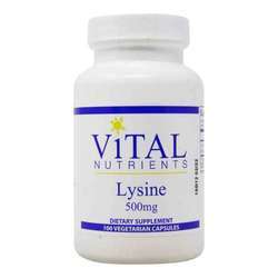 Vital Nutrients Lysine 500 mg