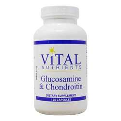 Vital Nutrients Glucosamine and Chondroitin Sulfate - 120 Capsules