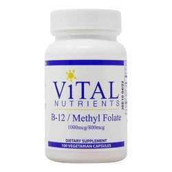 Vital Nutrients B12Folate 1000mcg800mcg