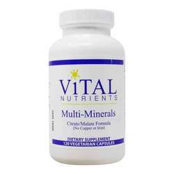 Vital Nutrients Multi-Minerals (Citrate) - 120 Vegetarian Capsules