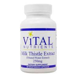 Vital Nutrients Milk Thistle Extract - 60 Vegetarian Capsules