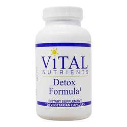 Vital Nutrients Detox Formula - 120 Vegetarian Capsules